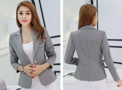 TINATII | Eleganter Kurz Blazer für Damen - Büro & Freizeit