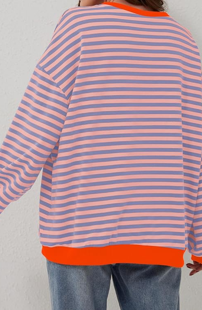 TINATII | Oversized Streifenpullover für Damen