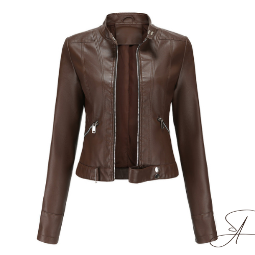 TINATII | Elegante Lederjacke für Damen