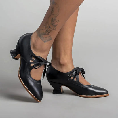 TINATII | Edwardianische Lederschuhe für Damen