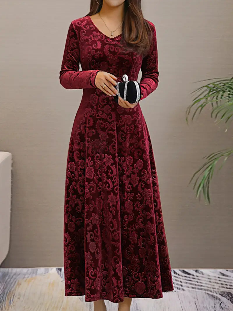 TINATII | Elegantes A-Linien Kleid mit ausgestelltem Schnitt