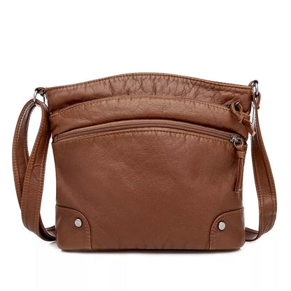 TINATII | Leder Umhängetasche / Crossbody Bag