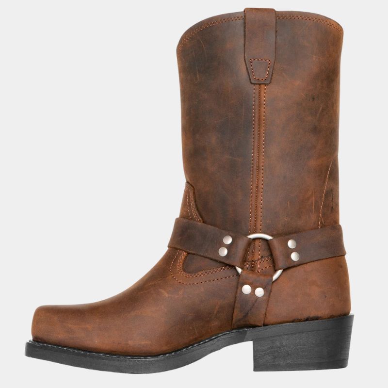 TINATII | Robuste Cowboystiefel im Vintage-Look für Abenteuer