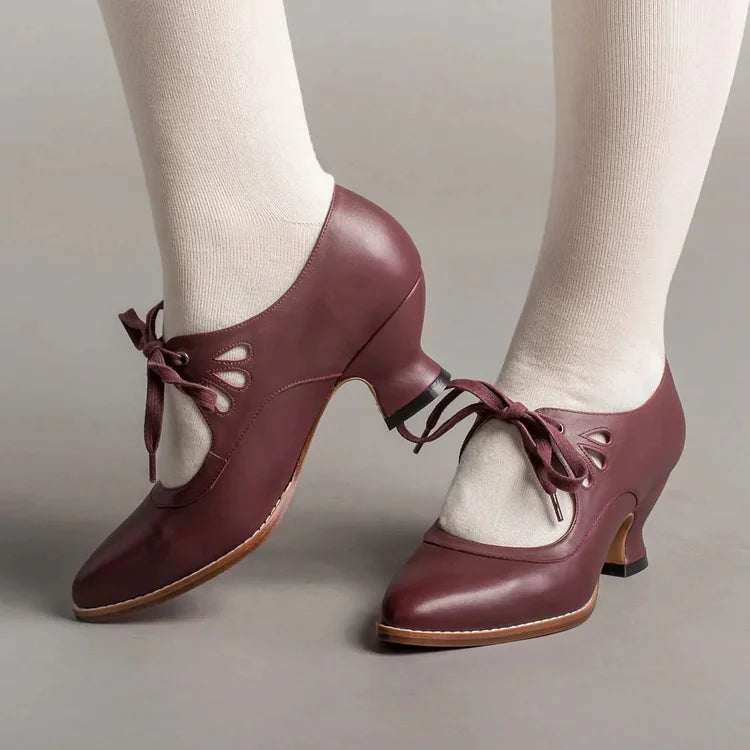 TINATII | Edwardianische Lederschuhe für Damen