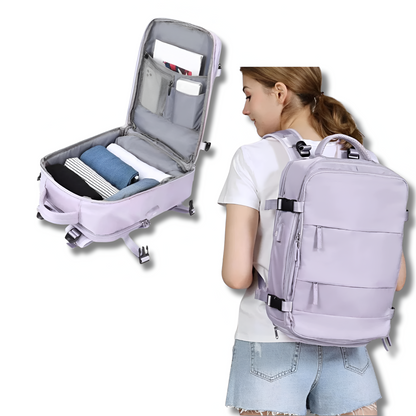 TINATII | Reiserucksack mit viel Stauraum und USB-Ladeanschluss