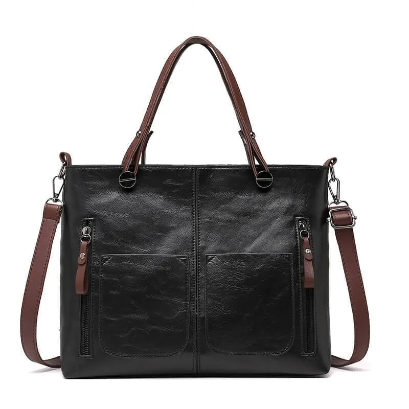 TINATII | Elegante Damen Handtasche aus Leder - Zeitlose Vielseitigkeit