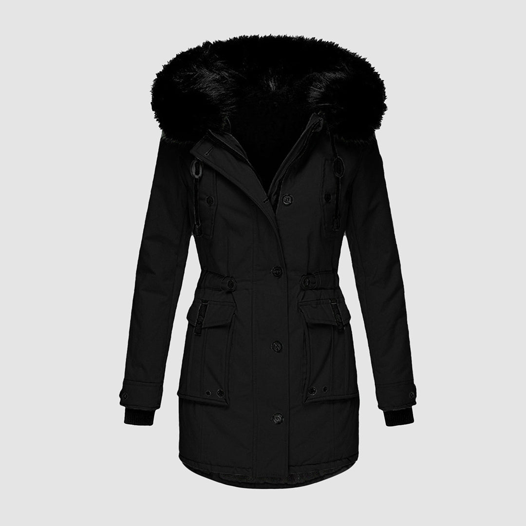 TINATII | Wasserdichte Damen Winterjacke mit Kapuze