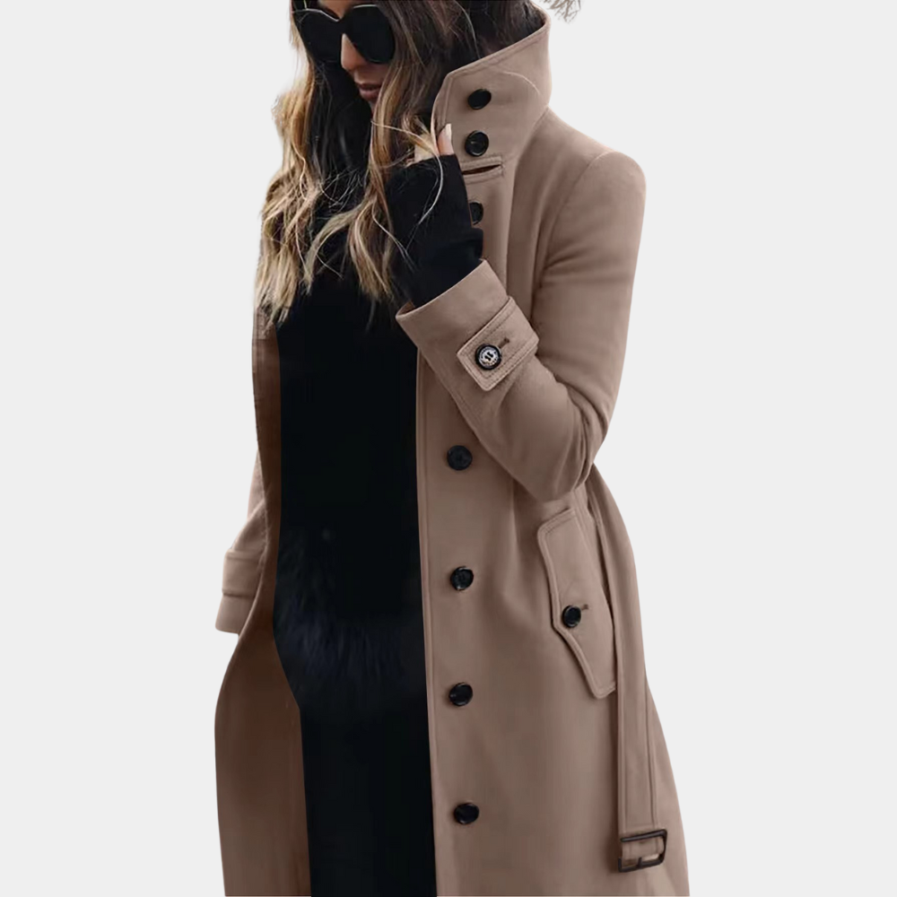 TINATII | Stilvoller und warmer Damen Trenchcoat