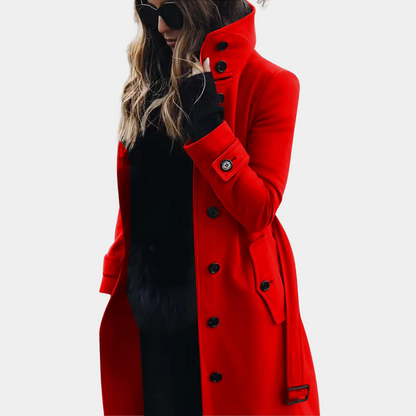 TINATII | Eleganter, warmer Damen Trenchcoat