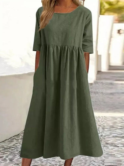 TINATII | Baumwollkleid für Damen – Sommerlicher Stil & Komfort