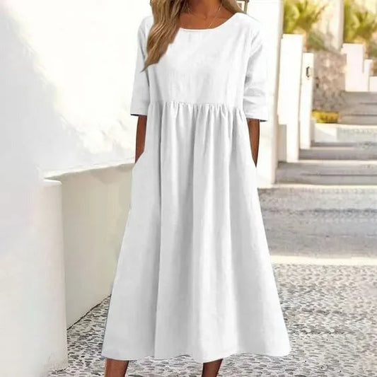 TINATII | Baumwollkleid für Damen – Sommerlicher Stil & Komfort