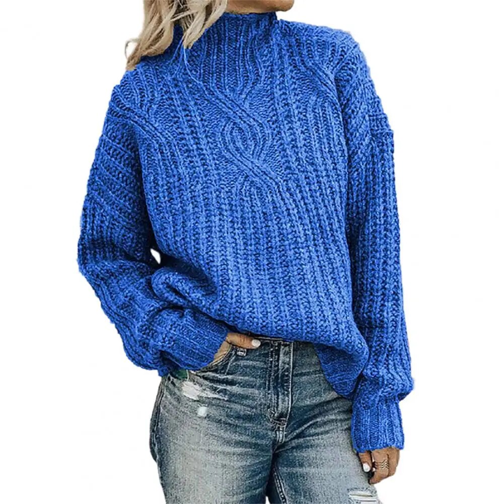 TINATII | Kuscheliger Strickpulli - Bequemer Strickpullover für Damen