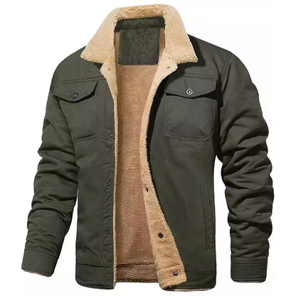 TINATII | Taktische Bomberjacke für Herren - Herbst & Winter Fleece Jacke