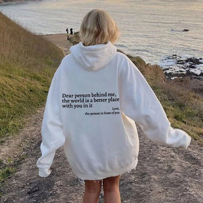 TINATII | Unisex Hoodie "Liebe Person hinter mir"