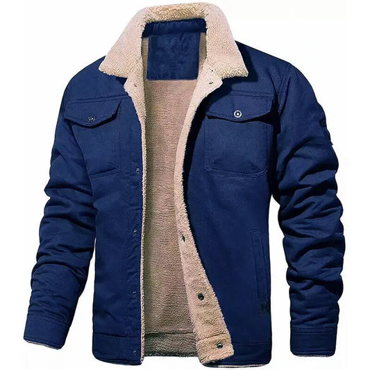 TINATII | Taktische Bomberjacke für Herren - Herbst & Winter Fleece Jacke