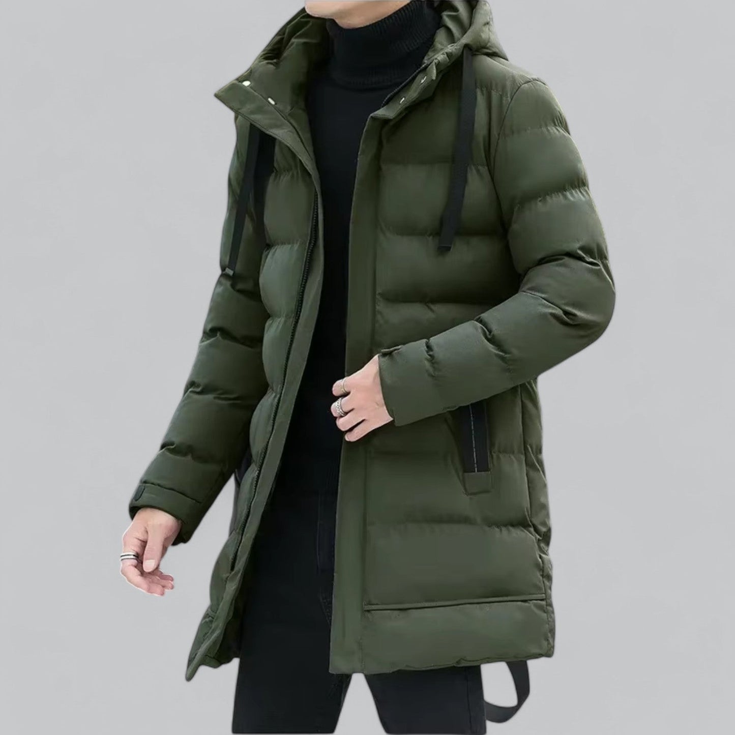 TINATII | Elegante Lange Winterjacke für Herren