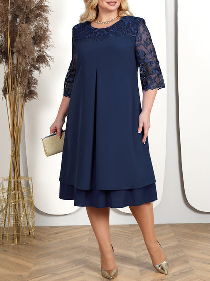 TINATII | Klassische Sommerkleider: Plus-Size Eleganz für Damen