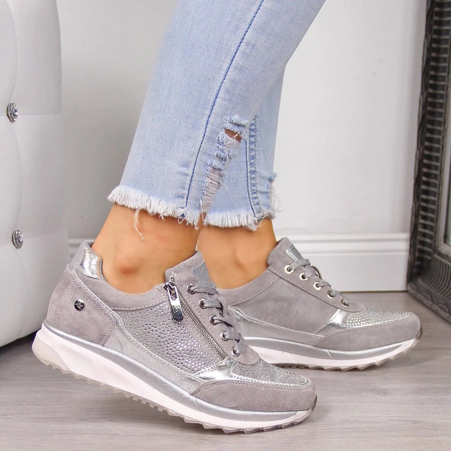 TINATII | Orthopädische Sneaker mit Reißverschluss für Damen