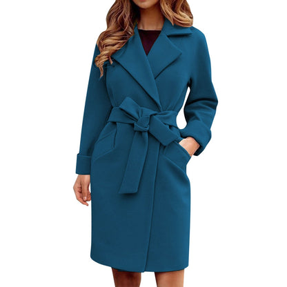 TINATII | Wintermantel Trenchcoat mit Knopfleiste in bunten Farben