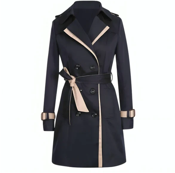 TINATII | Eleganter Trenchcoat Kelsi – Zeitloser Stil für Damen