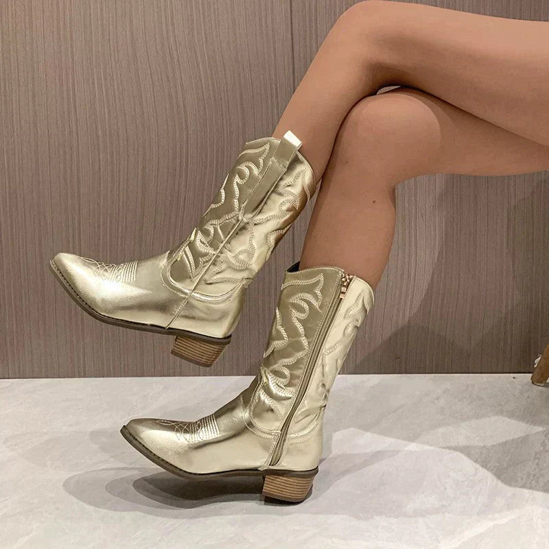 TINATII | Elegante und bequeme Cowboylaarzen für Damen