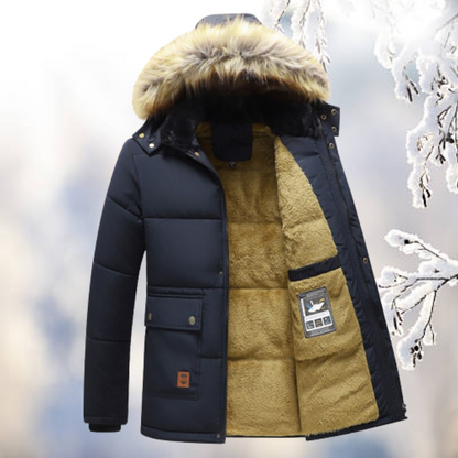 TINATII | Winddichter Parka mit Fellkapuze – Warm und Stilvoll durch den Winter