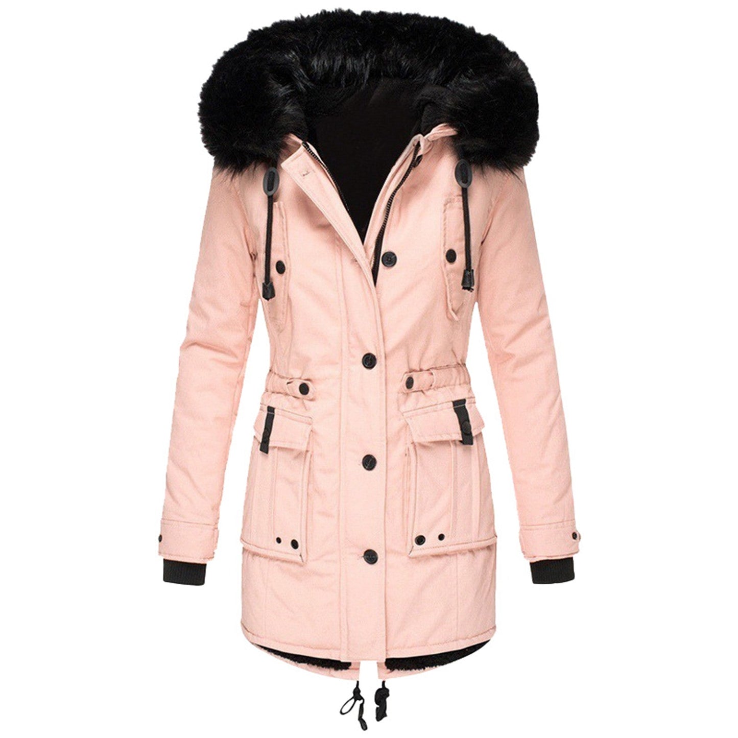 TINATII | Warmer Damen Mode-Mantel Parka