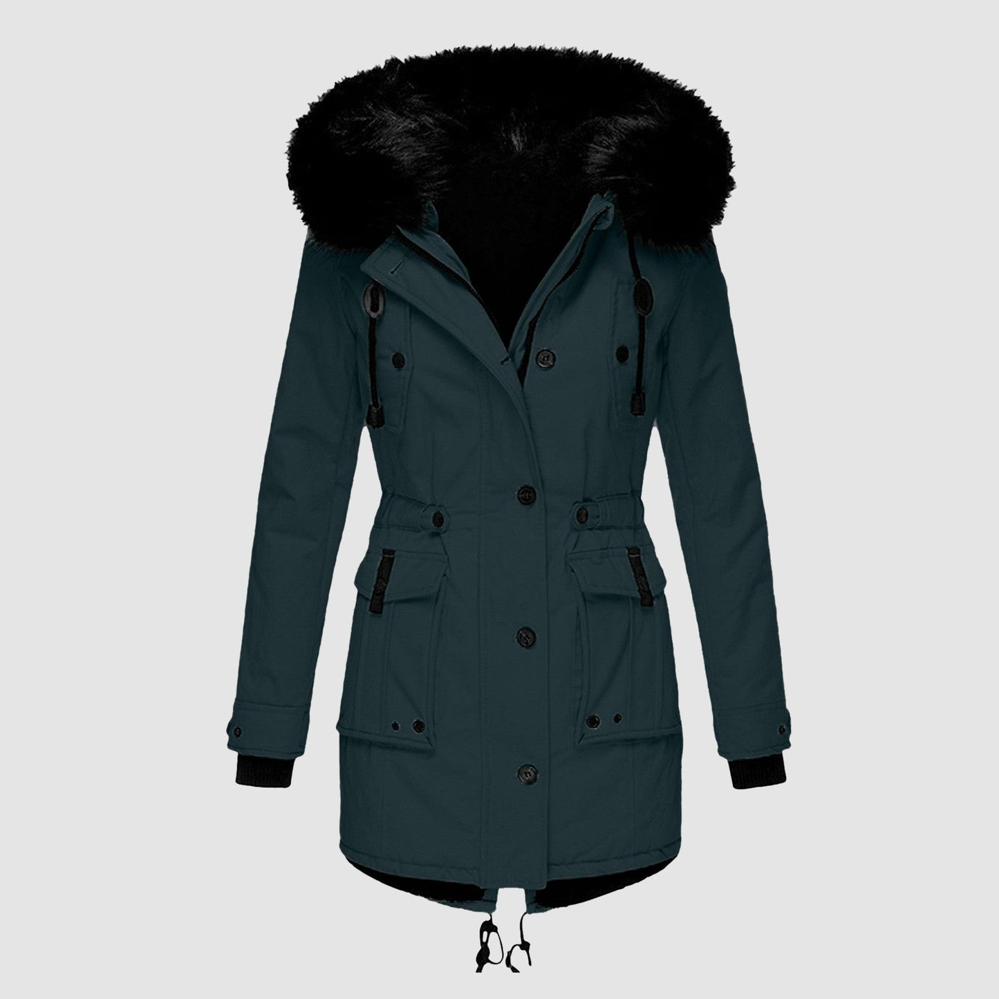 TINATII | Warmer Damen Mode-Mantel Parka