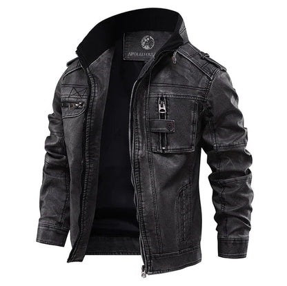 TINATII | Herren Bikerjacke aus Leder