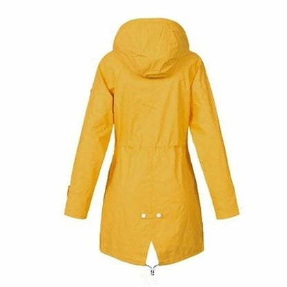 TINATII | Regenjacke mit Kapuze und Außentaschen – Wind- und Wetterschutz