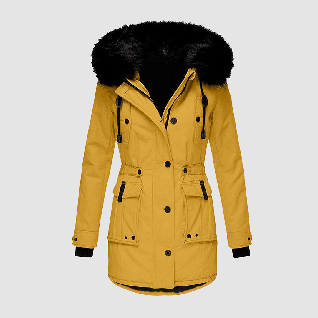 TINATII | Wasserdichte Damen Winterjacke mit Kapuze