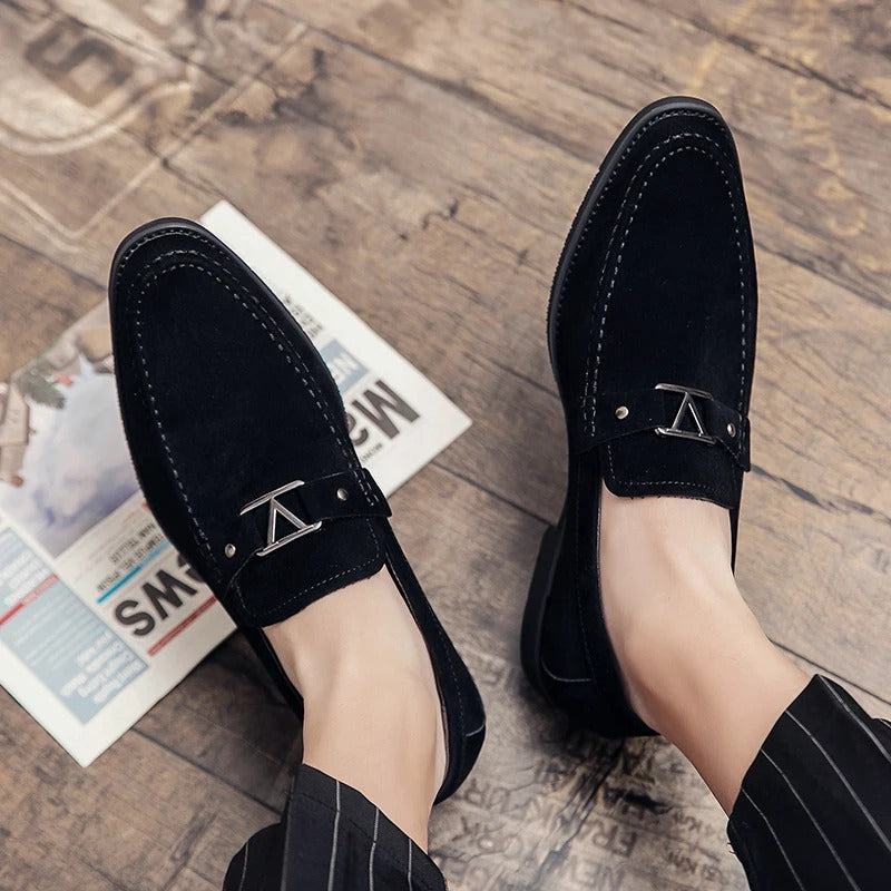 TINATII | Elegante Veloursleder Loafer