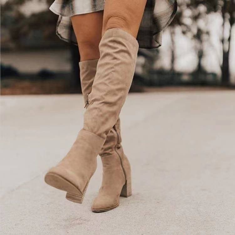 TINATII | Eleganter Damen Stiefel in Knielänge