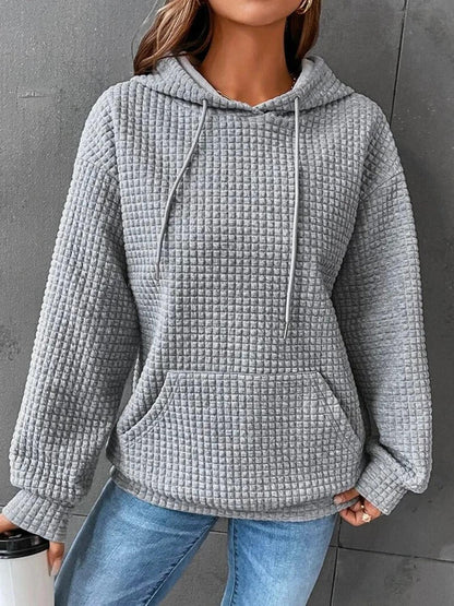 TINATII | Damen Casual Hoodie Einfarbig