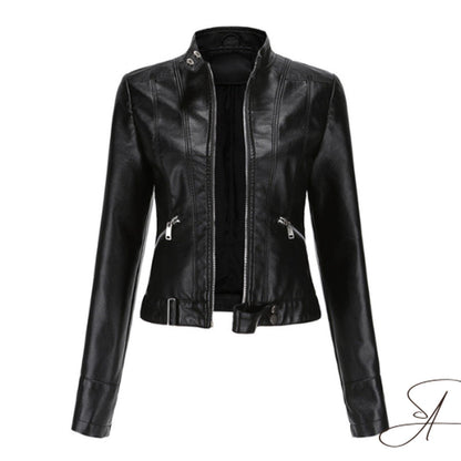 TINATII | Elegante Lederjacke für Damen