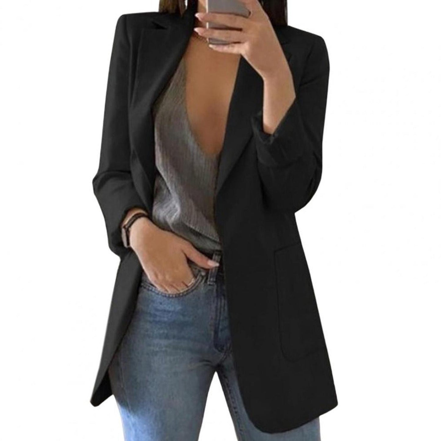 TINATII | Eleganter Damen Blazer aus Wolle