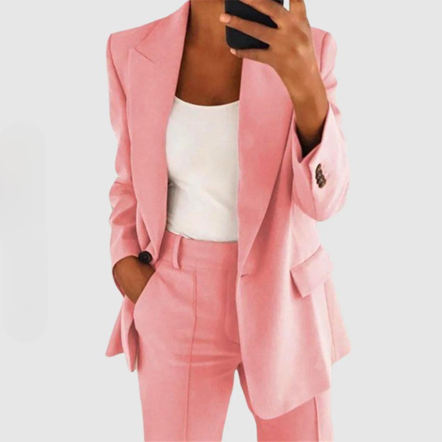 TINATII | Elegantes Damen Blazer Set mit Hose