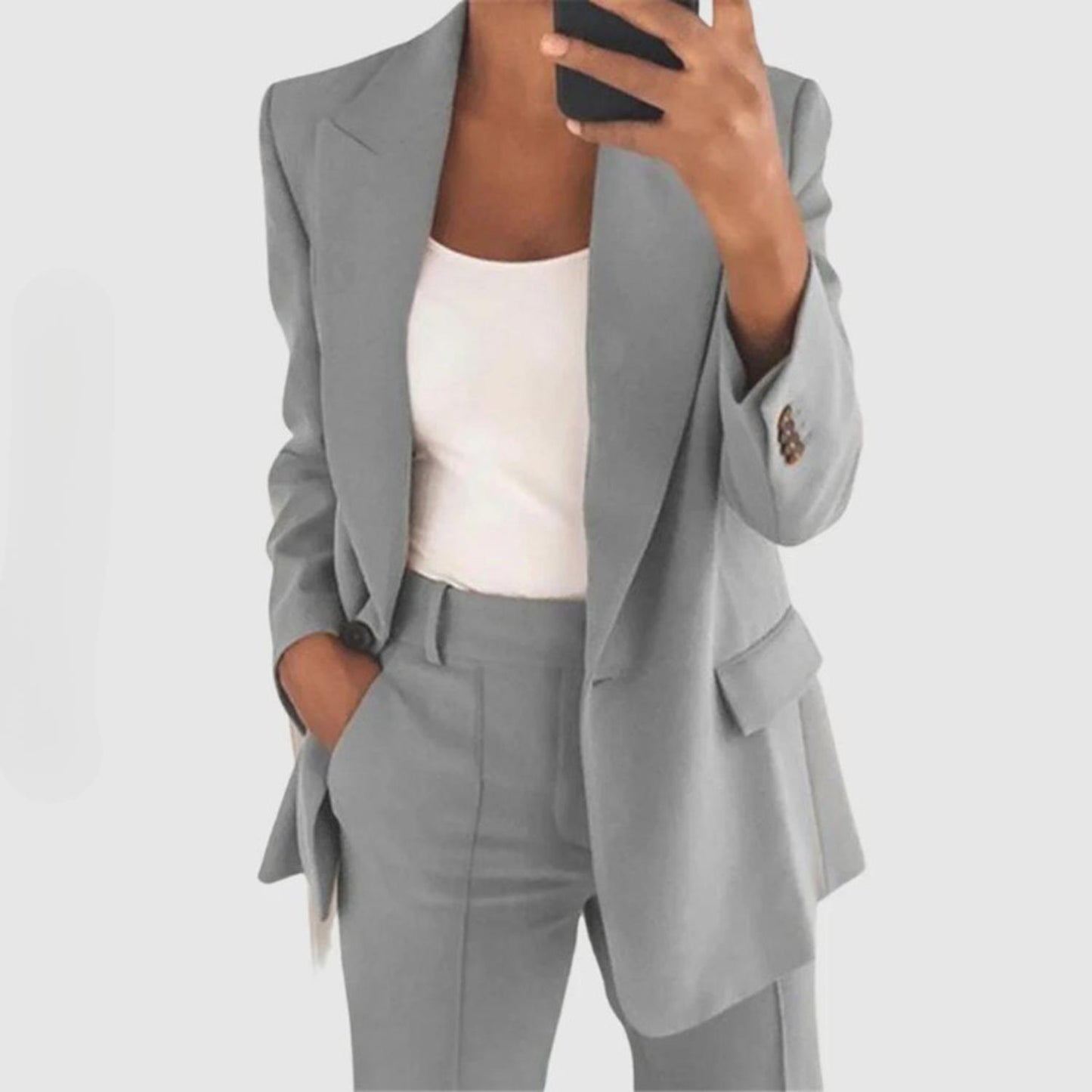 TINATII | Elegantes Damen Blazer Set mit Hose