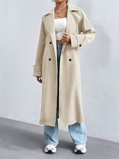 TINATII | Damen Trenchcoat - Elegante, Gürtel Trenchcoat für Formelle Anlässe