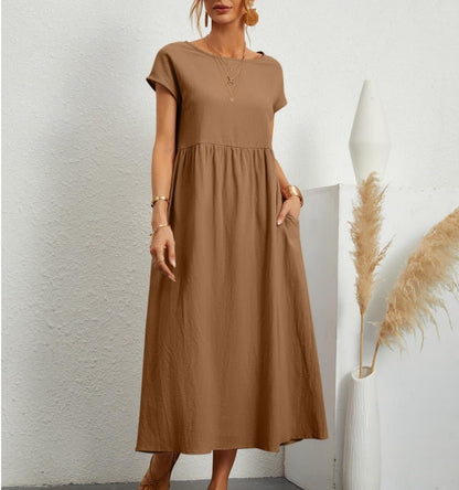 TINATII | Stylisches Sommerkleid - Elegantes Maxi Kleid für den Sommer