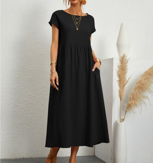 TINATII | Stylisches Sommerkleid - Elegantes Maxi Kleid für den Sommer