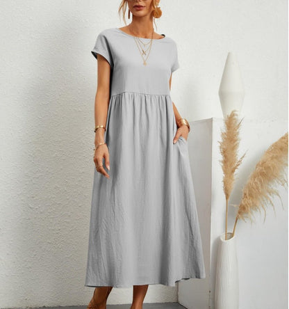 TINATII | Stylisches Sommerkleid - Elegantes Maxi Kleid für den Sommer