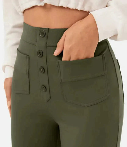 TINATII | Stylische Hose für Damen mit hoher Taille