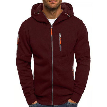 TINATII | Komfortabler Herren Zip-Up Hoodie