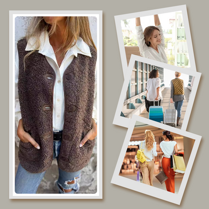 TINATII | Warmes Damen Gilet - Stilvoll und Bequem durch Herbst & Winter