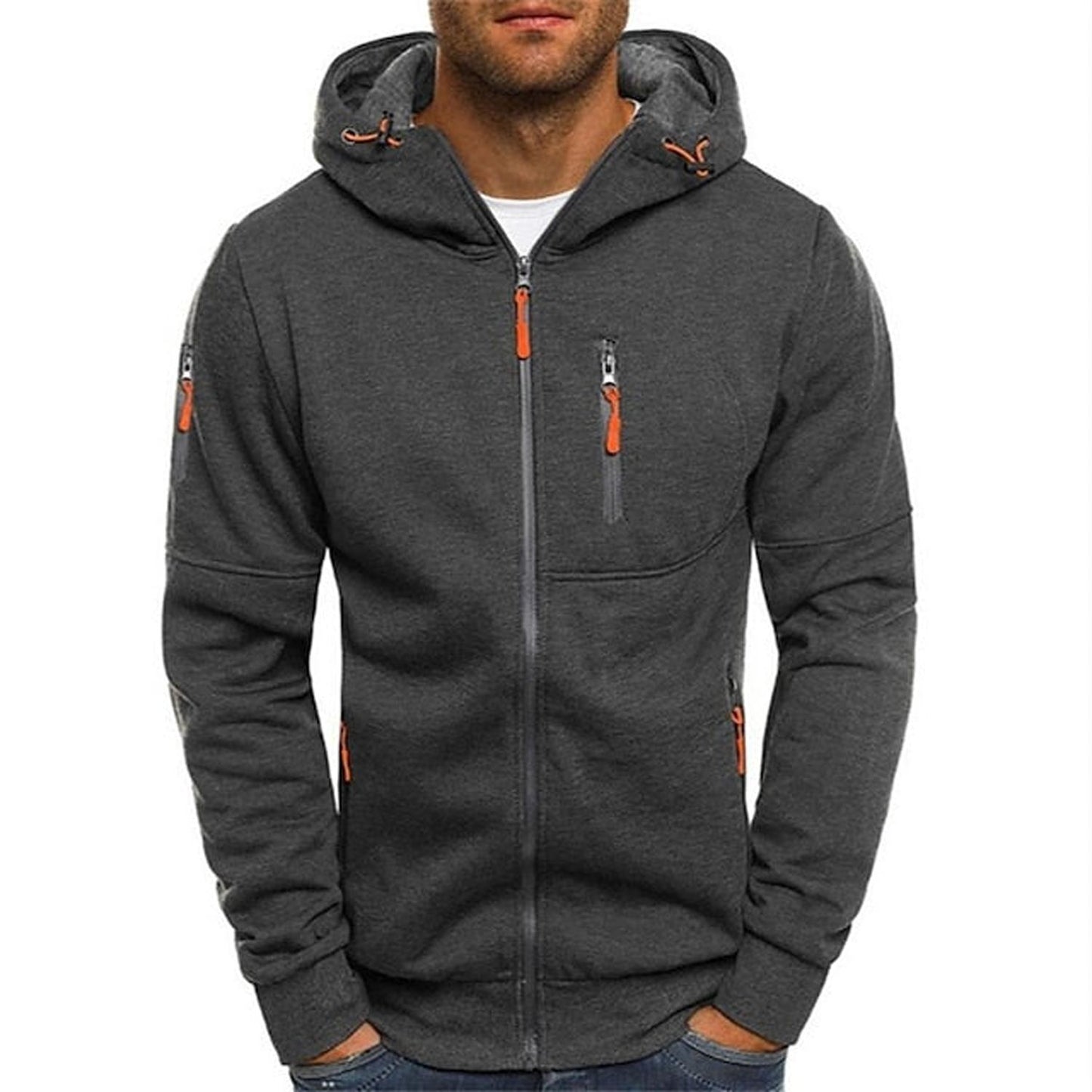 TINATII | Komfortabler Herren Zip-Up Hoodie