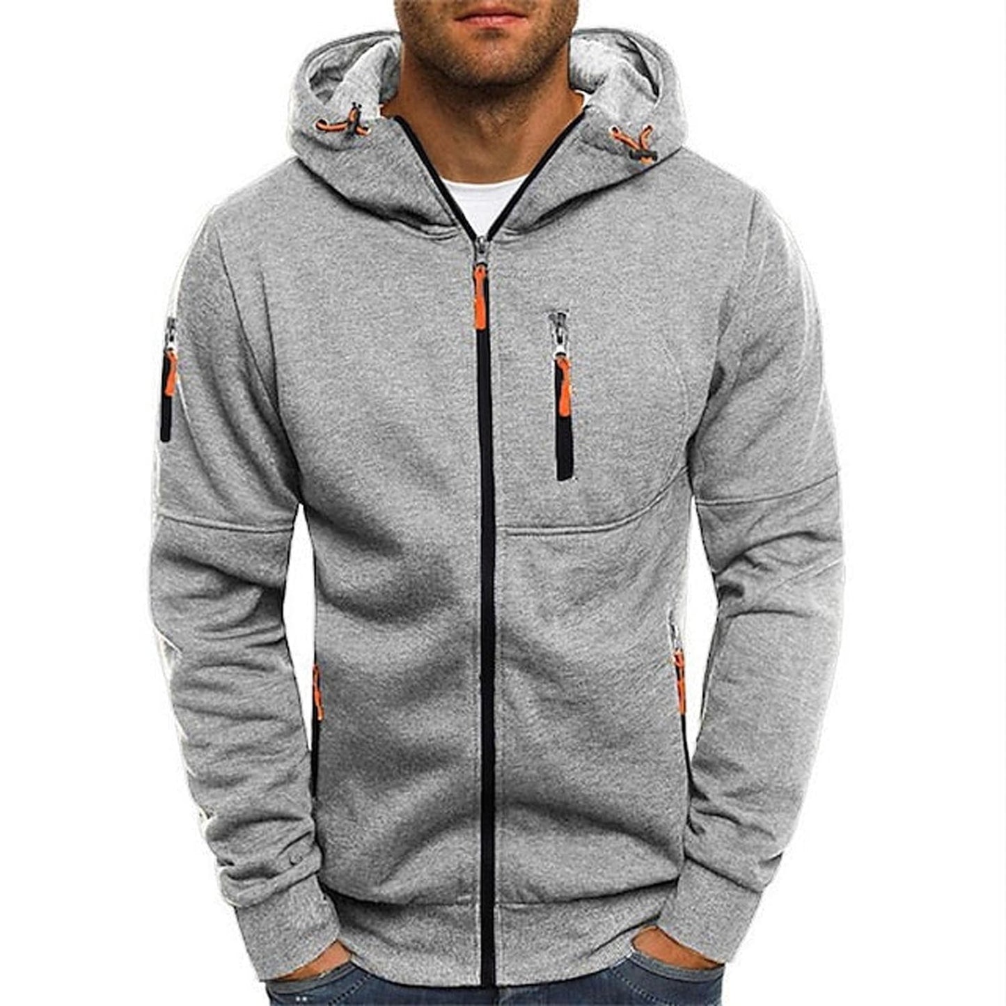 TINATII | Komfortabler Herren Zip-Up Hoodie