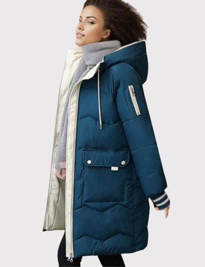 TINATII | Lässiger Damen Winterparka mit Daunen für idealen Komfort