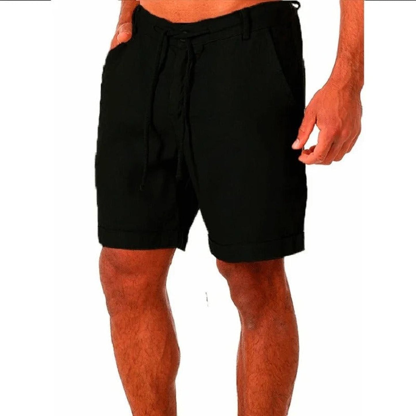 TINATII | Leichte Leinen-Shorts für Herren