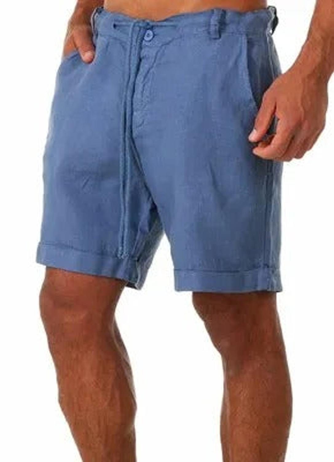 TINATII | Leichte Leinen-Shorts für Herren